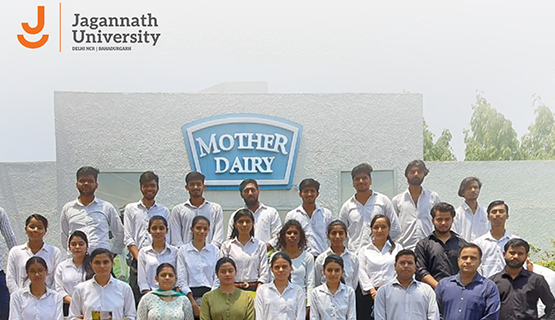 Visit Mother Dairy Agriculture and Management Students